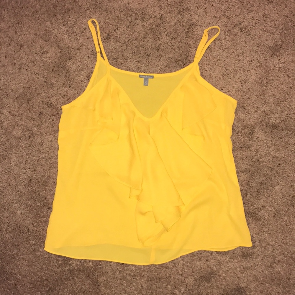 Yellow going out tank